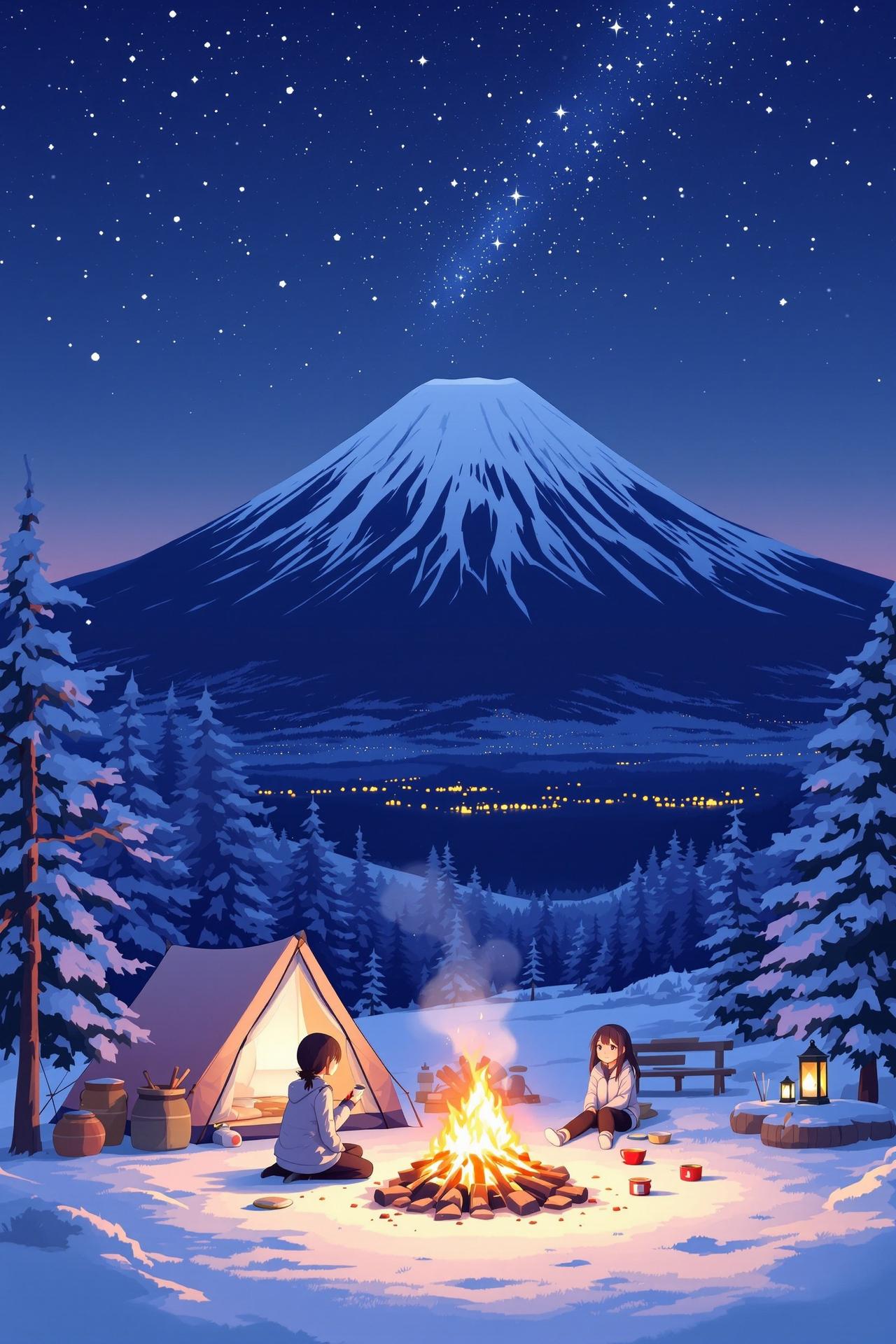 哔咔漫画官网网址 - 摇曳露营△ Yuru Camp 番剧海报